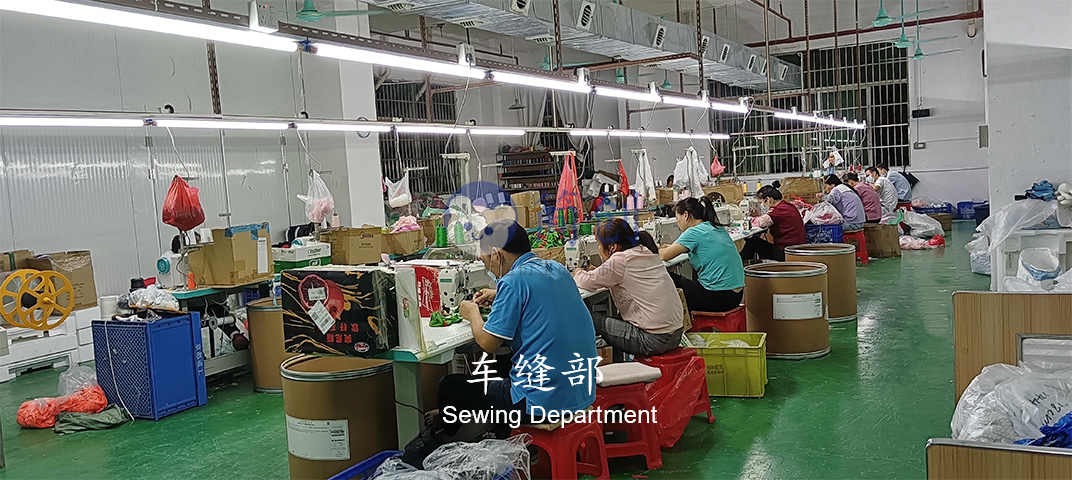 plush doll factory sewing department