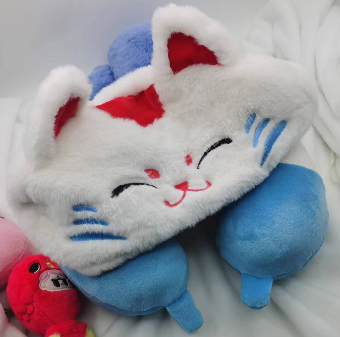 Enlarged diagram of the U-shaped neck pillow dimensions Enlarged diagram of the U-shaped neck pillow dimensions