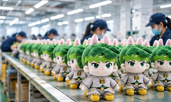 Plush Toy Manufacturing on the Production Line Plush Toy Manufacturing on the Production Line